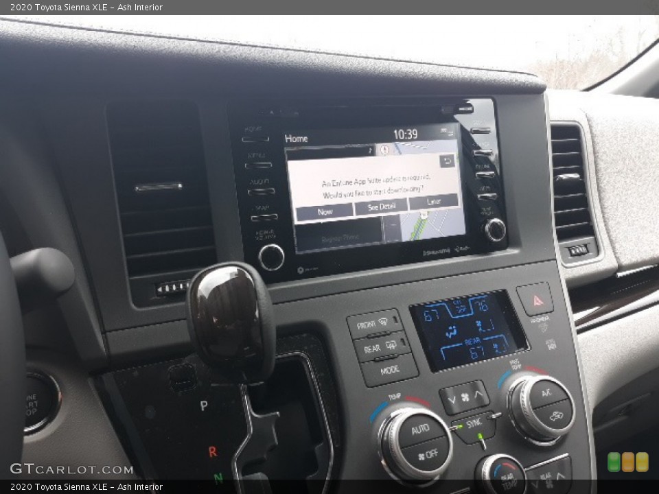Ash Interior Controls for the 2020 Toyota Sienna XLE #136350848