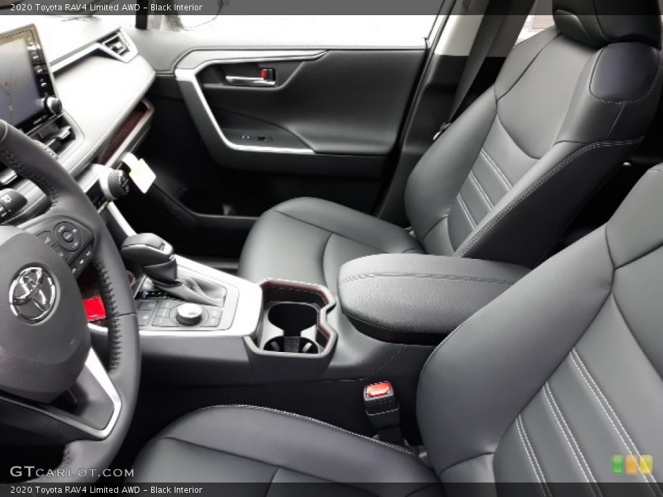 Black Interior Front Seat for the 2020 Toyota RAV4 Limited AWD #136351013