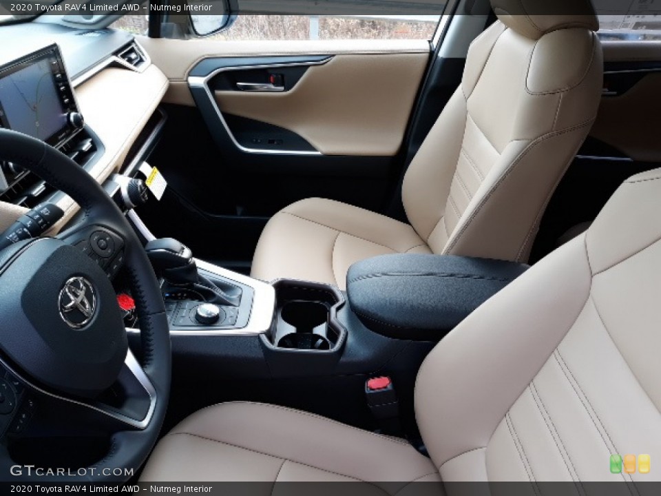 Nutmeg Interior Front Seat for the 2020 Toyota RAV4 Limited AWD #136351505