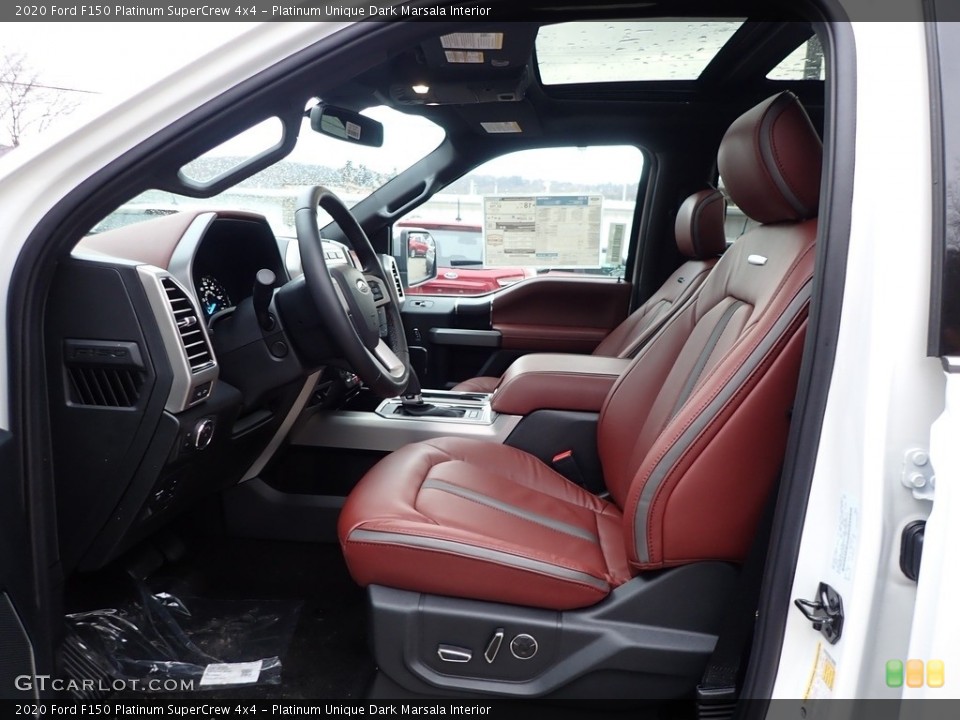 Platinum Unique Dark Marsala Interior Photo for the 2020 Ford F150 Platinum SuperCrew 4x4 #136351901