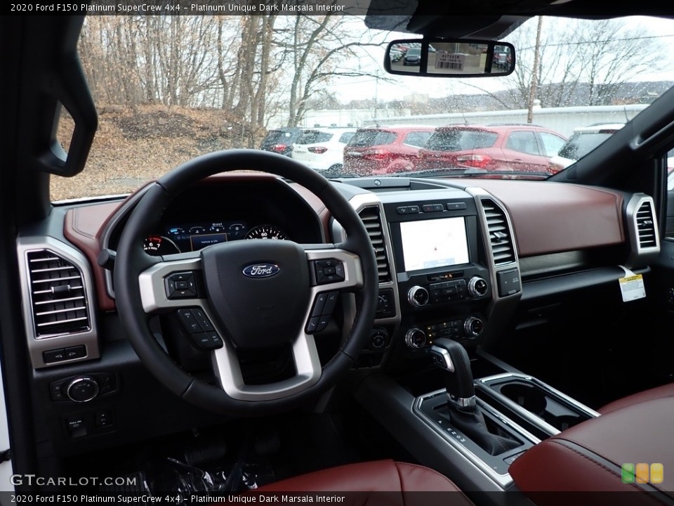 Platinum Unique Dark Marsala Interior Dashboard for the 2020 Ford F150 Platinum SuperCrew 4x4 #136351958