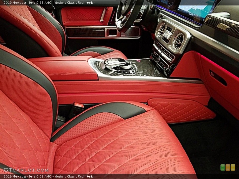designo Classic Red 2019 Mercedes-Benz G Interiors