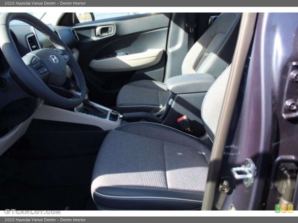 Denim Interior Front Seat for the 2020 Hyundai Venue Denim #136354646