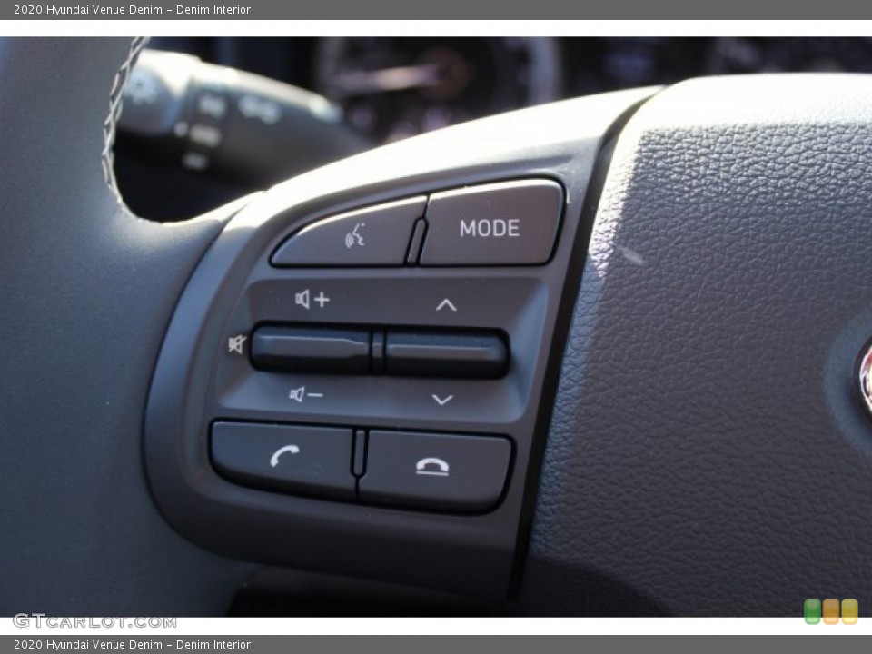 Denim Interior Steering Wheel for the 2020 Hyundai Venue Denim #136354694