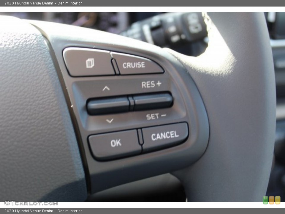 Denim Interior Steering Wheel for the 2020 Hyundai Venue Denim #136354712
