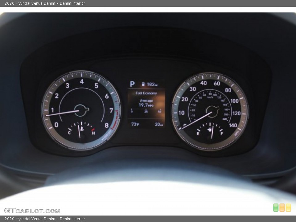 Denim Interior Gauges for the 2020 Hyundai Venue Denim #136354725