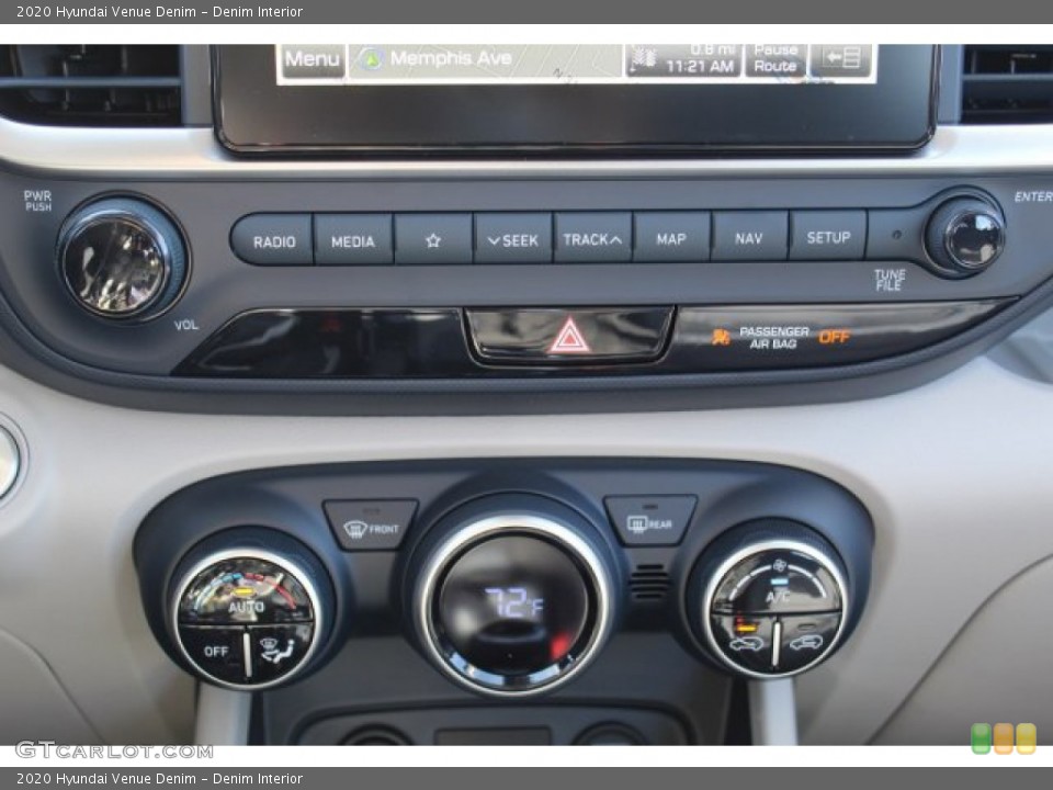 Denim Interior Controls for the 2020 Hyundai Venue Denim #136354775