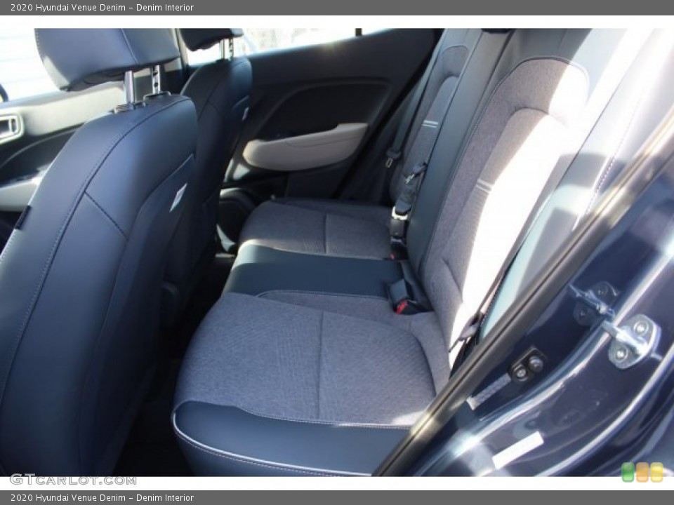 Denim Interior Rear Seat for the 2020 Hyundai Venue Denim #136354829