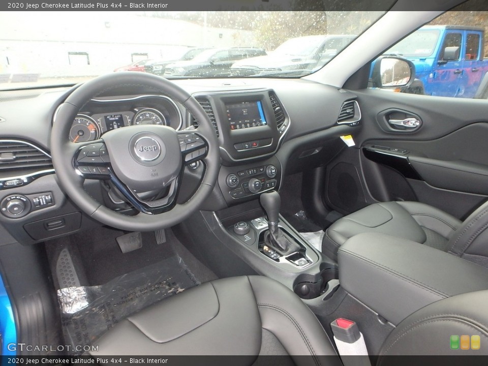 Black Interior Photo for the 2020 Jeep Cherokee Latitude Plus 4x4 #136355225