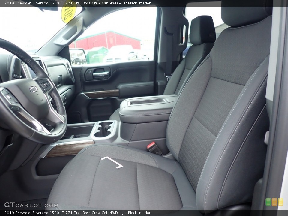 Jet Black Interior Front Seat for the 2019 Chevrolet Silverado 1500 LT Z71 Trail Boss Crew Cab 4WD #136356926