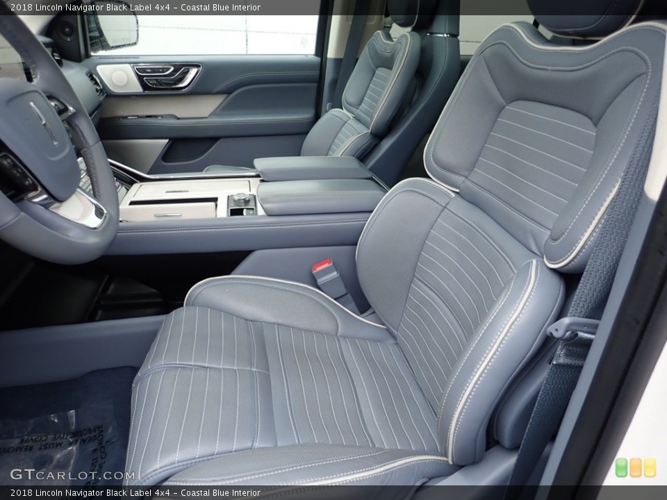 Coastal Blue Interior Front Seat for the 2018 Lincoln Navigator Black Label 4x4 #136356953