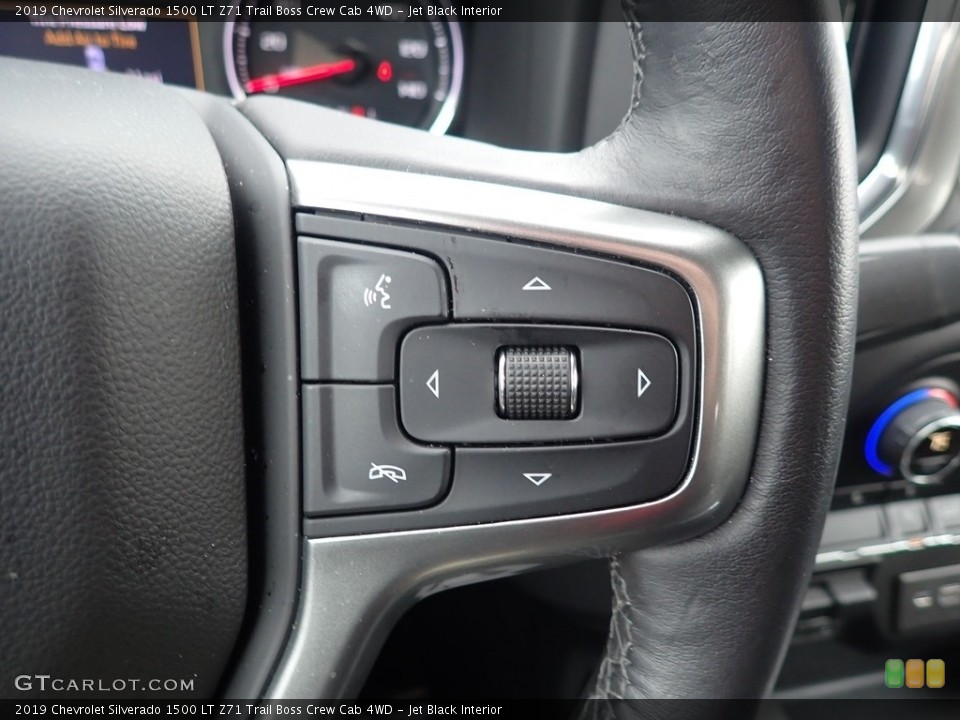Jet Black Interior Steering Wheel for the 2019 Chevrolet Silverado 1500 LT Z71 Trail Boss Crew Cab 4WD #136357019