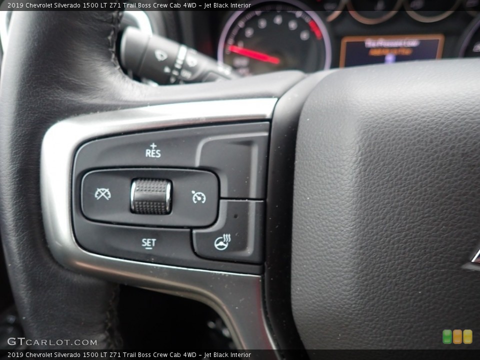 Jet Black Interior Steering Wheel for the 2019 Chevrolet Silverado 1500 LT Z71 Trail Boss Crew Cab 4WD #136357043