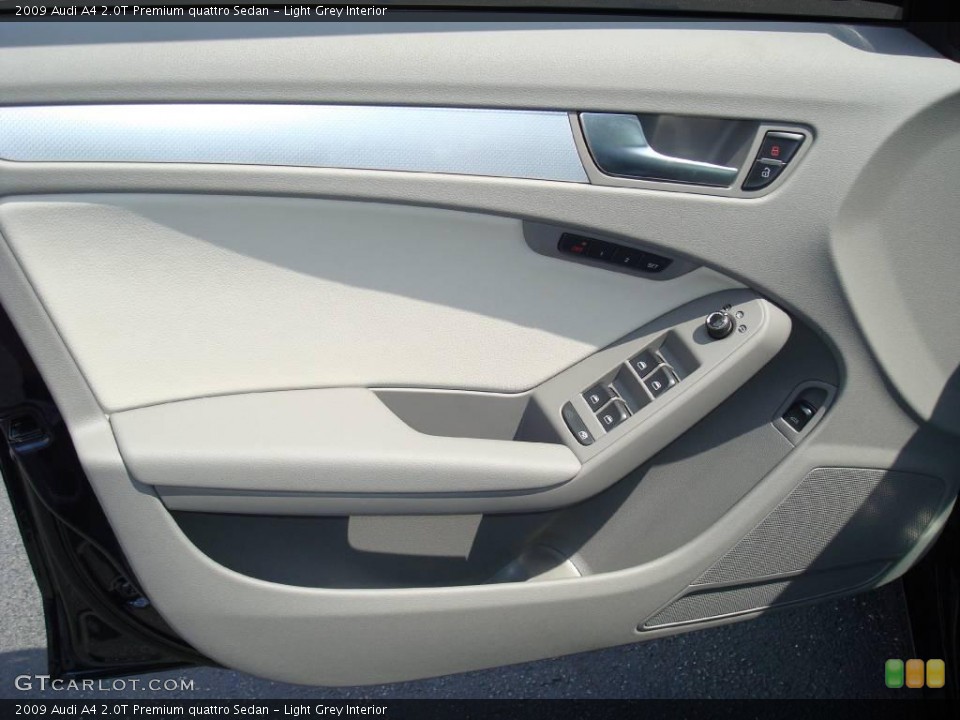 Light Grey Interior Door Panel for the 2009 Audi A4 2.0T Premium quattro Sedan #13635899