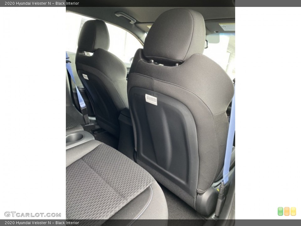 Black Interior Rear Seat for the 2020 Hyundai Veloster N #136361390