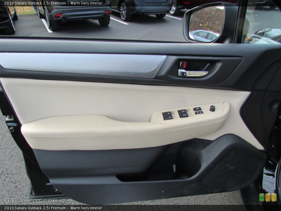 Warm Ivory Interior Door Panel for the 2019 Subaru Outback 2.5i Premium #136362419
