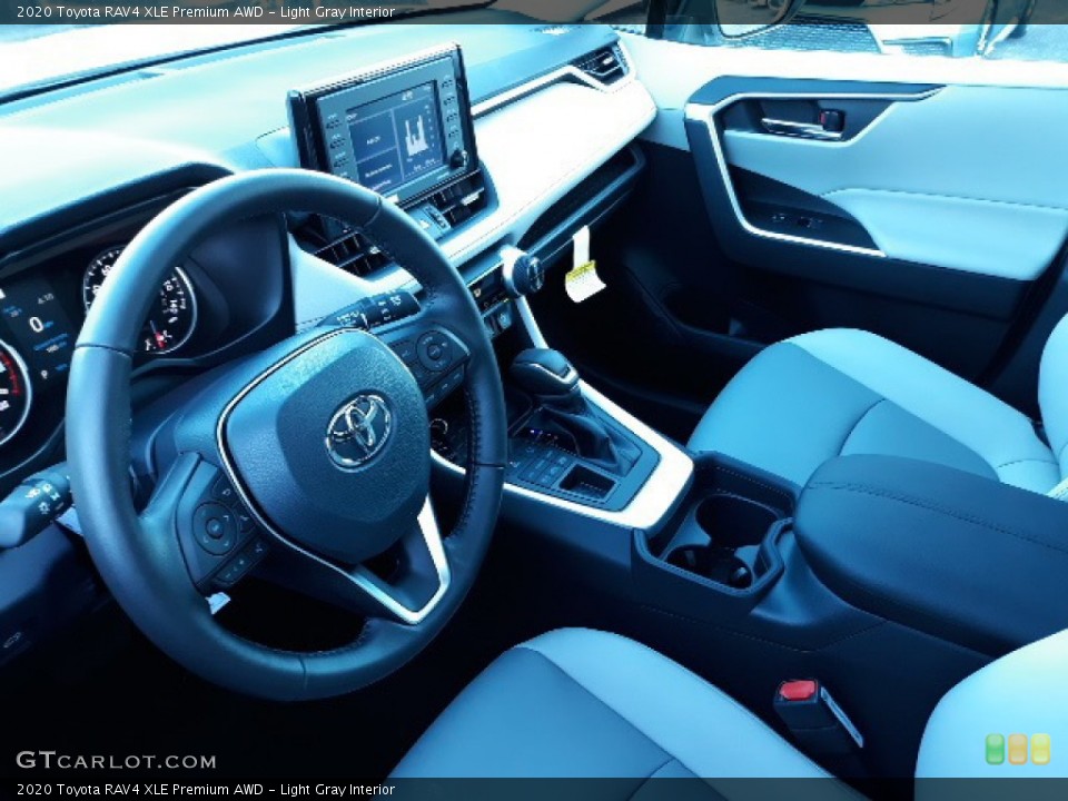 Light Gray Interior Front Seat for the 2020 Toyota RAV4 XLE Premium AWD #136366621