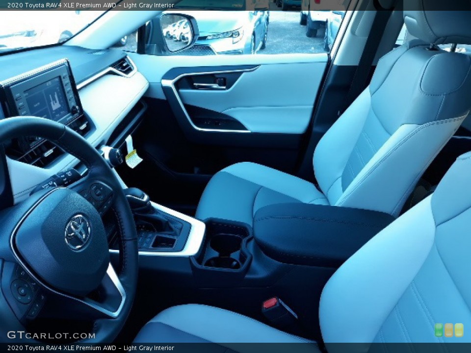 Light Gray Interior Photo for the 2020 Toyota RAV4 XLE Premium AWD #136366642