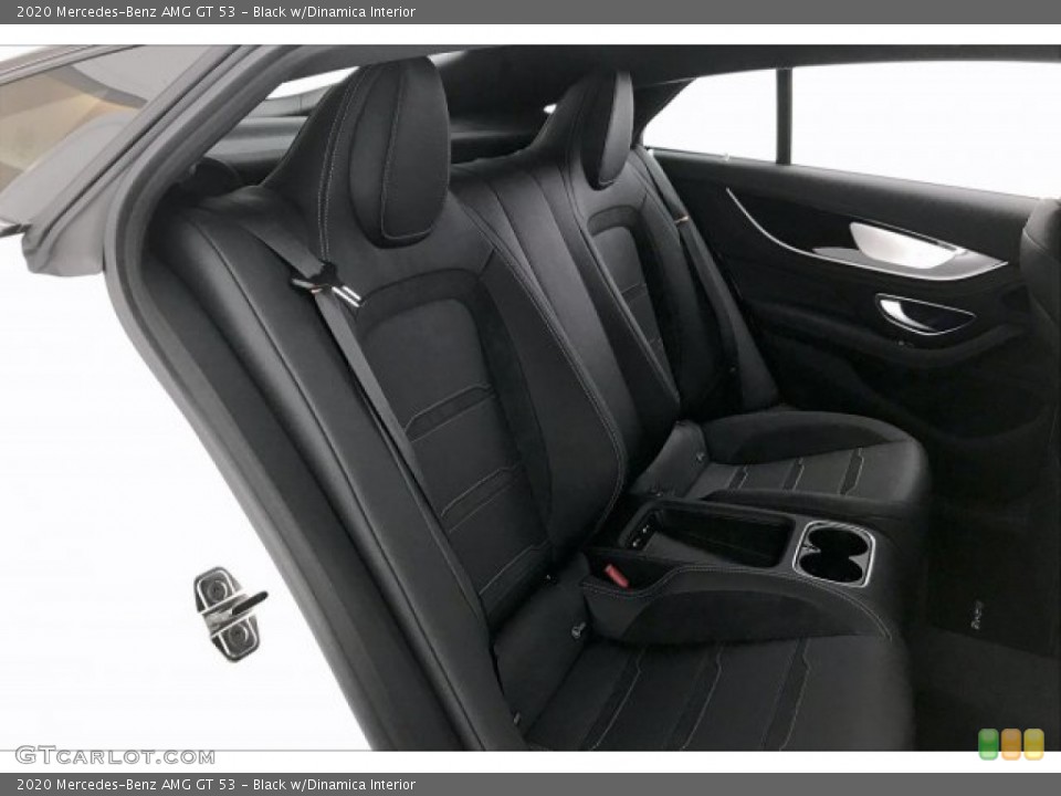 Black w/Dinamica Interior Rear Seat for the 2020 Mercedes-Benz AMG GT 53 #136367923