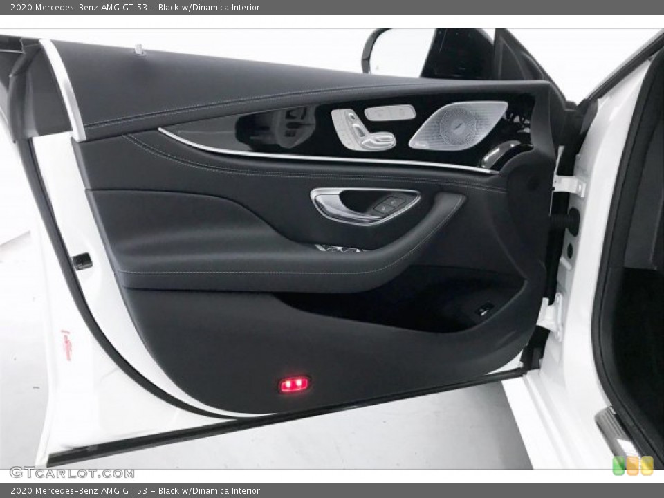 Black w/Dinamica Interior Door Panel for the 2020 Mercedes-Benz AMG GT 53 #136368004