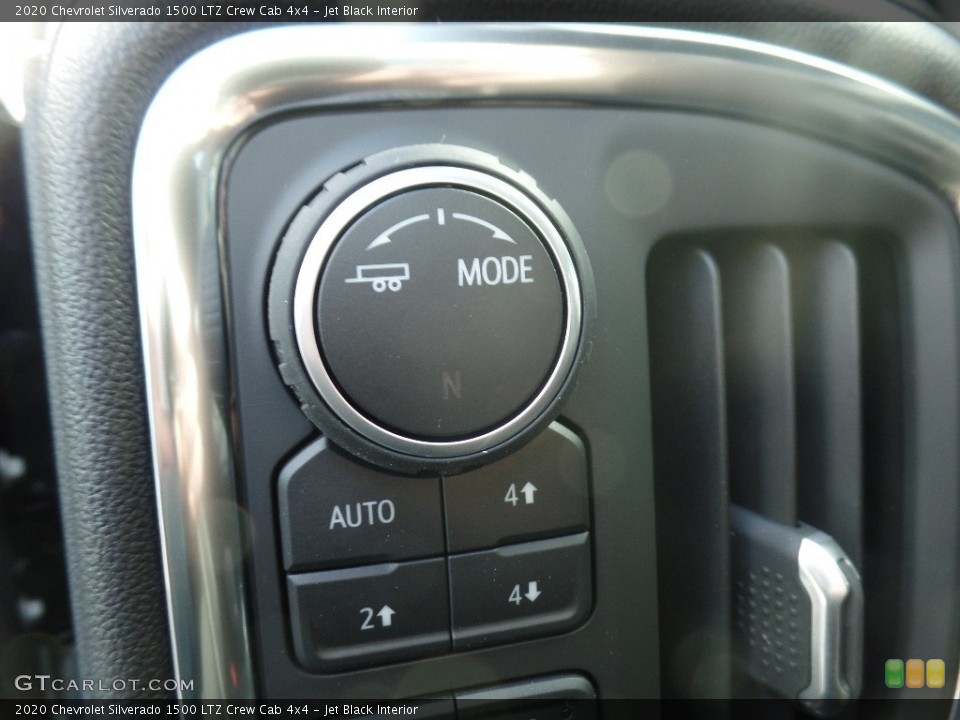 Jet Black Interior Controls for the 2020 Chevrolet Silverado 1500 LTZ Crew Cab 4x4 #136368475
