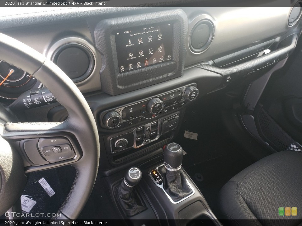 Black Interior Transmission for the 2020 Jeep Wrangler Unlimited Sport 4x4 #136369174