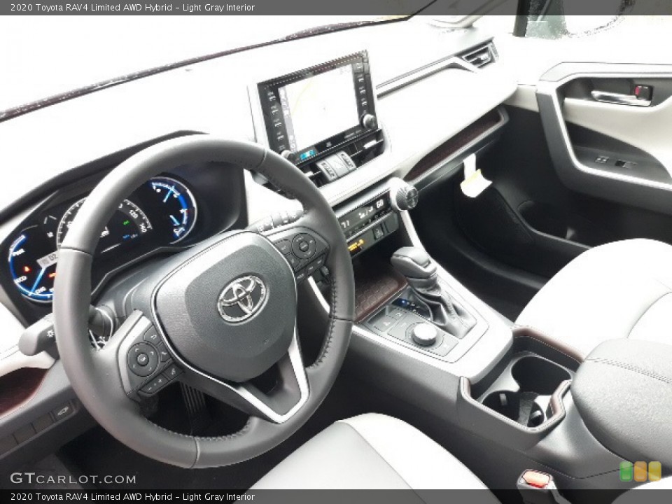 Light Gray Interior Front Seat for the 2020 Toyota RAV4 Limited AWD Hybrid #136372390
