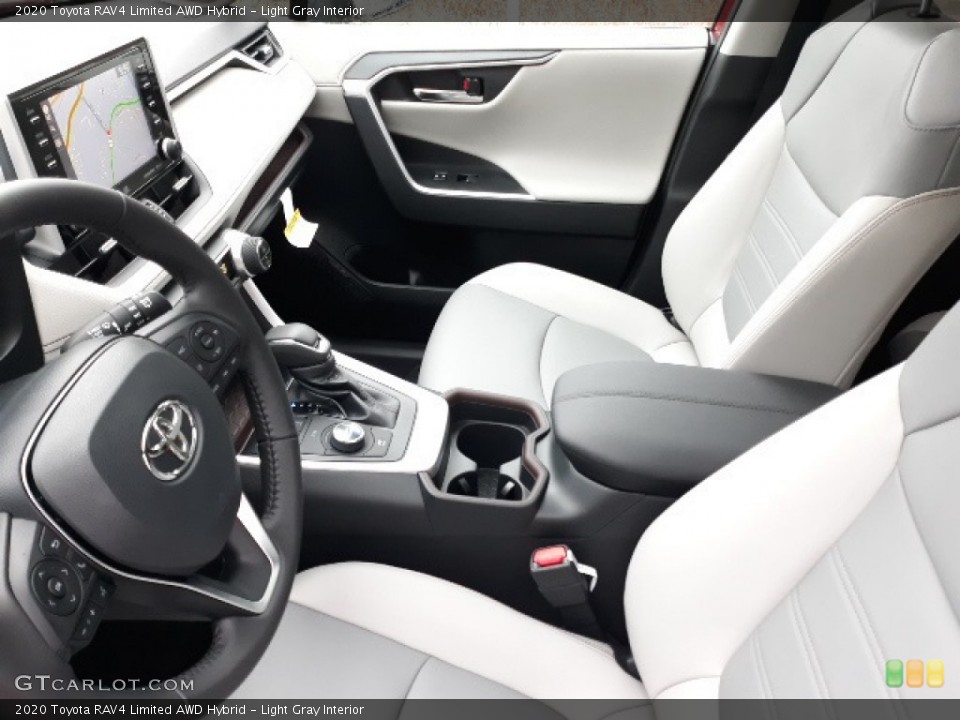 Light Gray Interior Photo for the 2020 Toyota RAV4 Limited AWD Hybrid #136372399