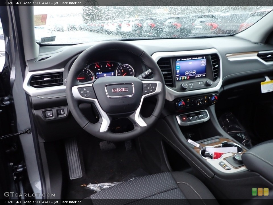 Jet Black Interior Dashboard for the 2020 GMC Acadia SLE AWD #136372432