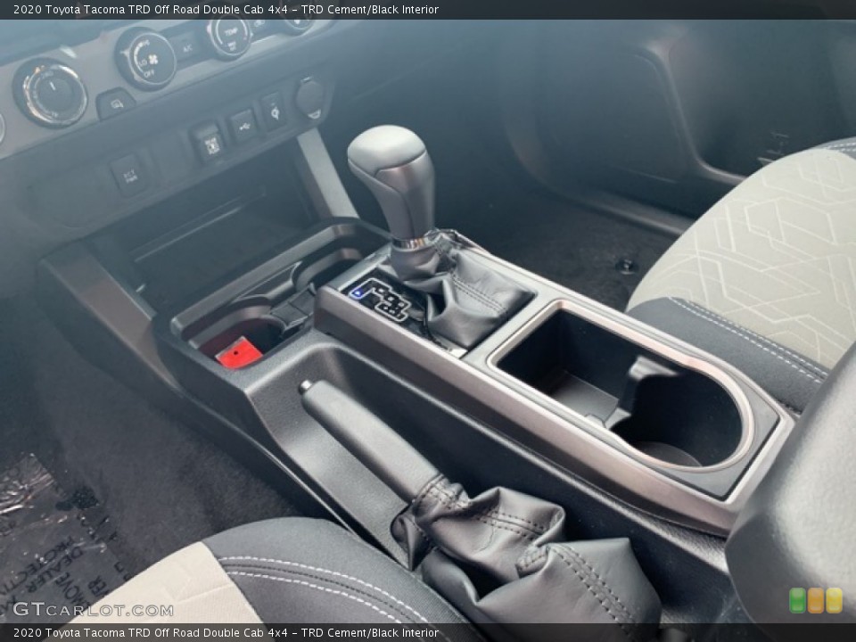 TRD Cement/Black Interior Transmission for the 2020 Toyota Tacoma TRD Off Road Double Cab 4x4 #136374079