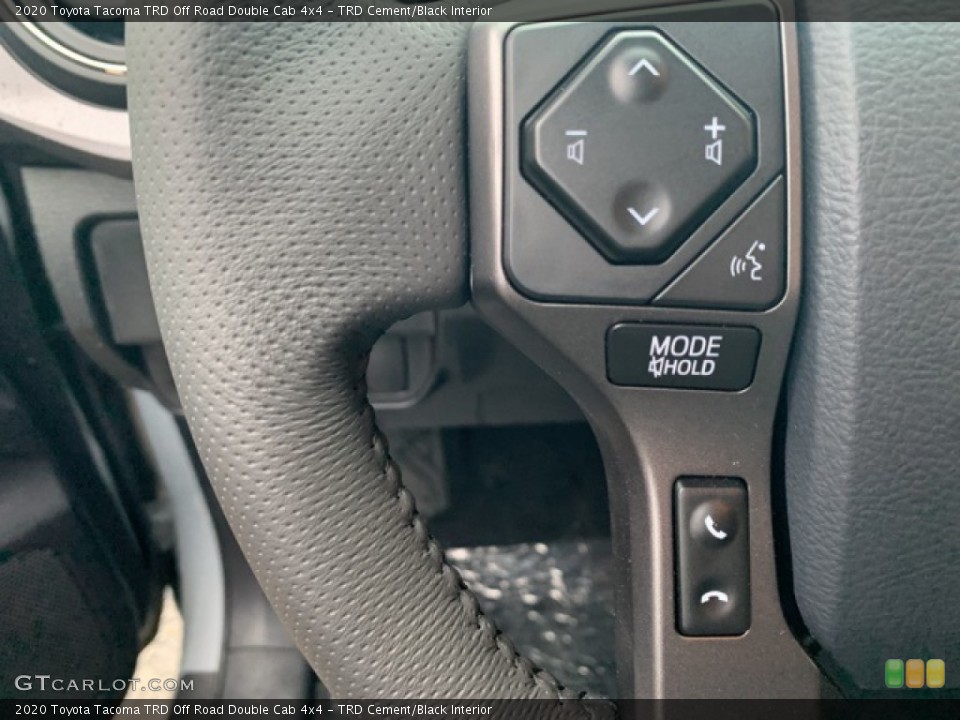 TRD Cement/Black Interior Steering Wheel for the 2020 Toyota Tacoma TRD Off Road Double Cab 4x4 #136374145