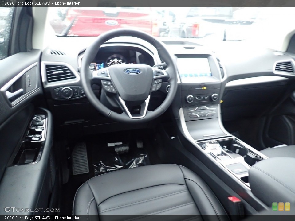 Ebony Interior Front Seat for the 2020 Ford Edge SEL AWD #136376194