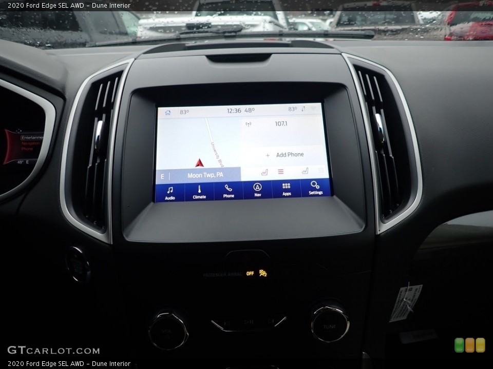 Dune Interior Navigation for the 2020 Ford Edge SEL AWD #136376665