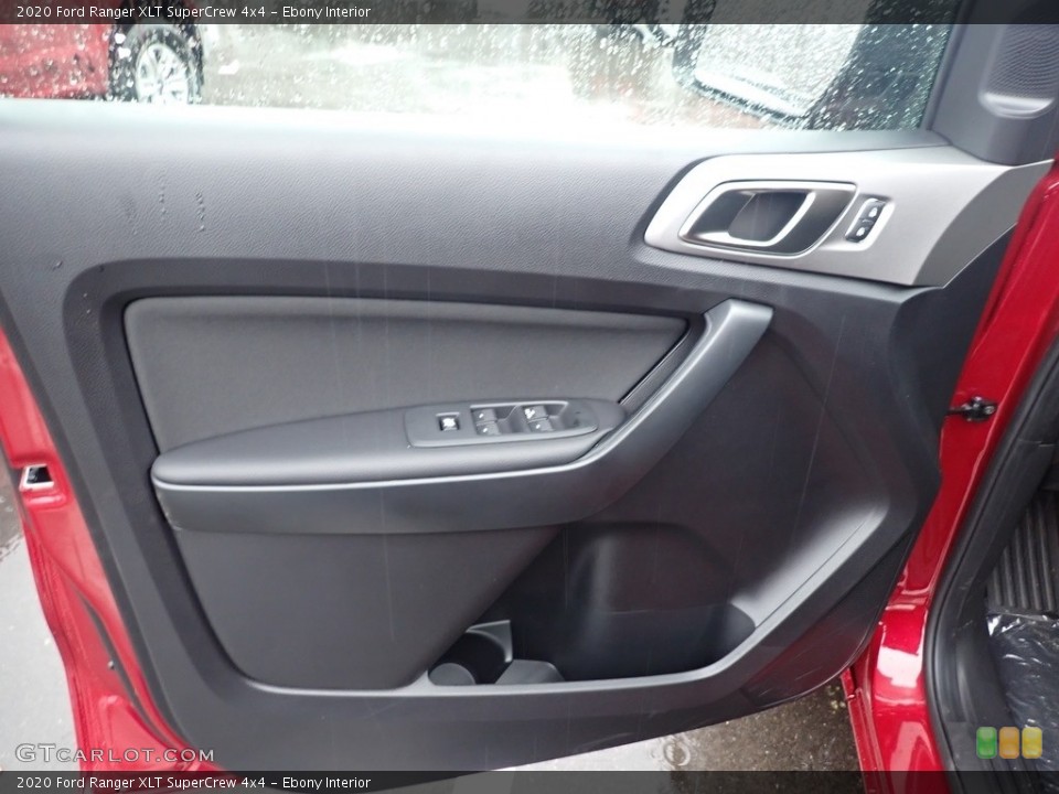 Ebony Interior Door Panel for the 2020 Ford Ranger XLT SuperCrew 4x4 #136377307