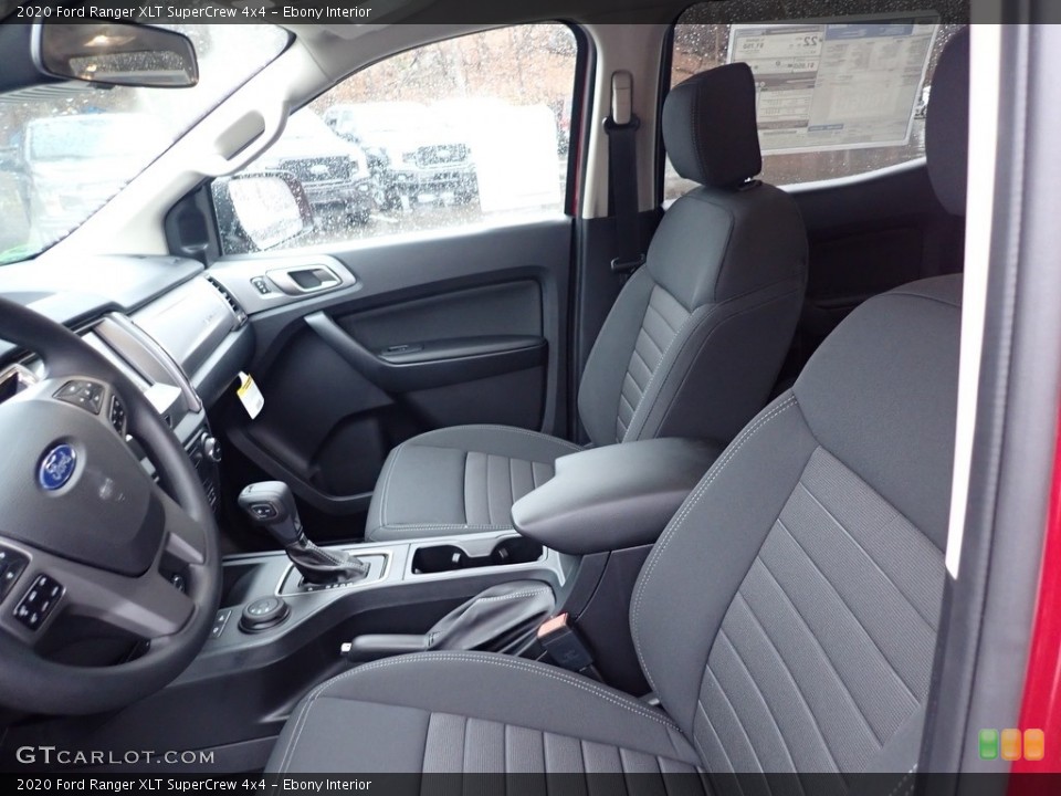 Ebony Interior Photo for the 2020 Ford Ranger XLT SuperCrew 4x4 #136377328