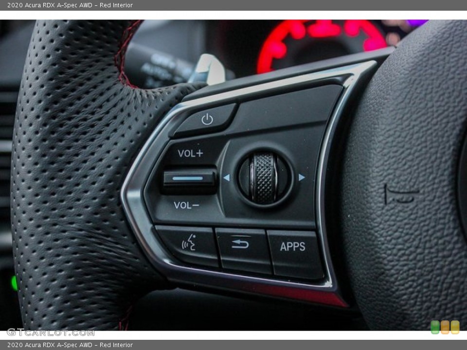Red Interior Steering Wheel for the 2020 Acura RDX A-Spec AWD #136380763