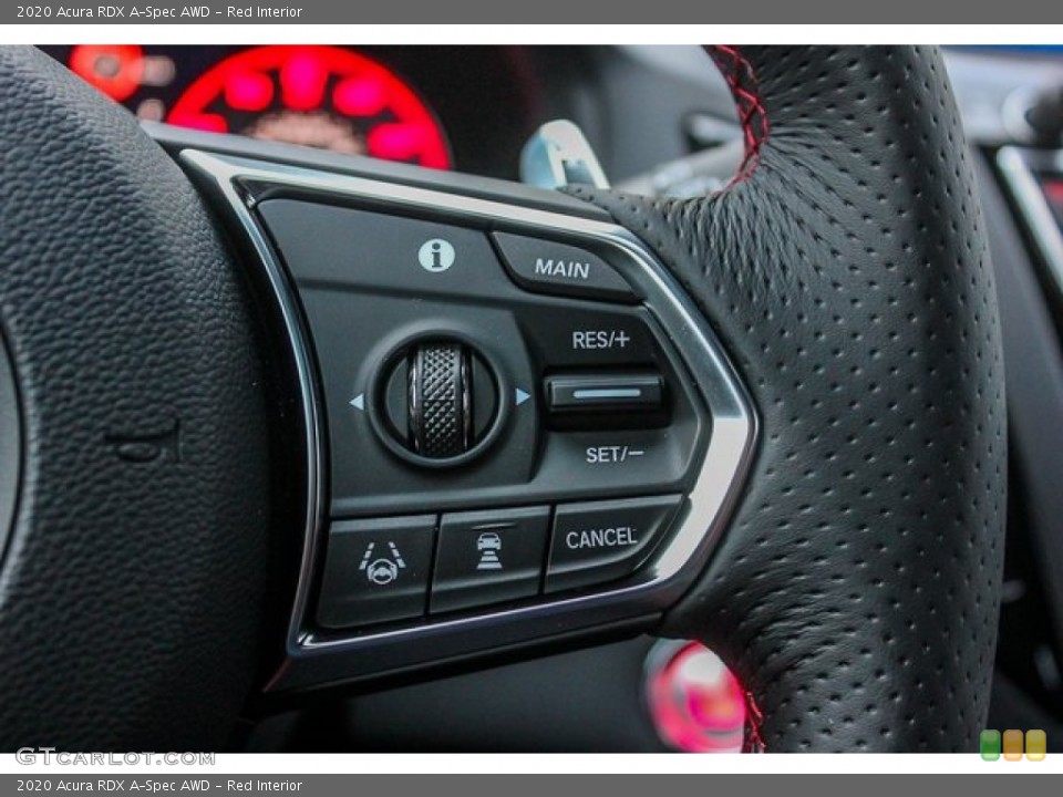 Red Interior Steering Wheel for the 2020 Acura RDX A-Spec AWD #136380781