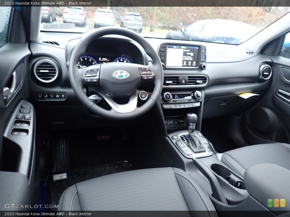 Black Interior Photo for the 2020 Hyundai Kona Ultimate AWD #136380844