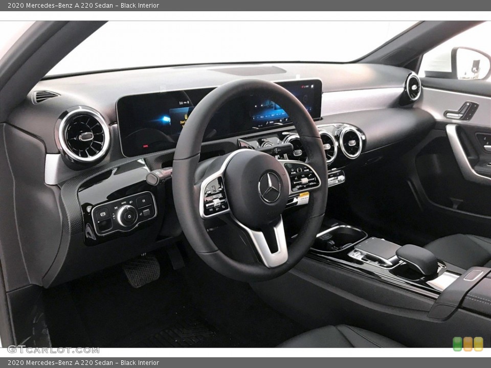 Black Interior Dashboard for the 2020 Mercedes-Benz A 220 Sedan #136385842
