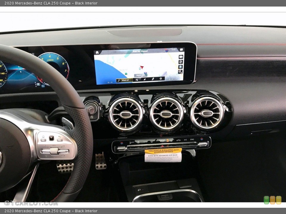 Black Interior Controls for the 2020 Mercedes-Benz CLA 250 Coupe #136386427
