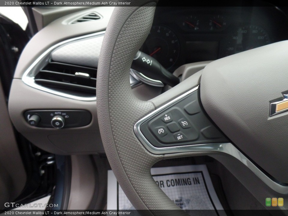 Dark Atmosphere/Medium Ash Gray Interior Steering Wheel for the 2020 Chevrolet Malibu LT #136386715