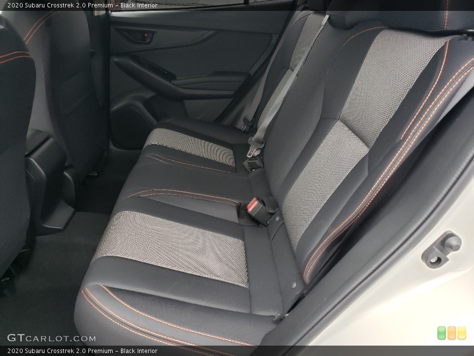 Black Interior Rear Seat for the 2020 Subaru Crosstrek 2.0 Premium #136391626