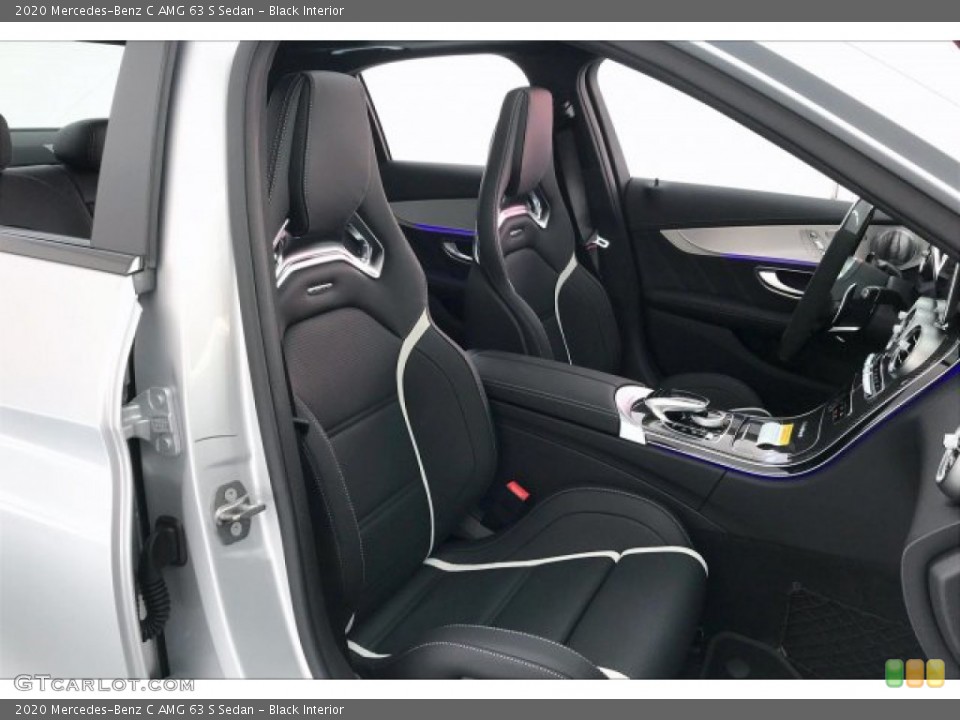 Black Interior Front Seat for the 2020 Mercedes-Benz C AMG 63 S Sedan #136393701