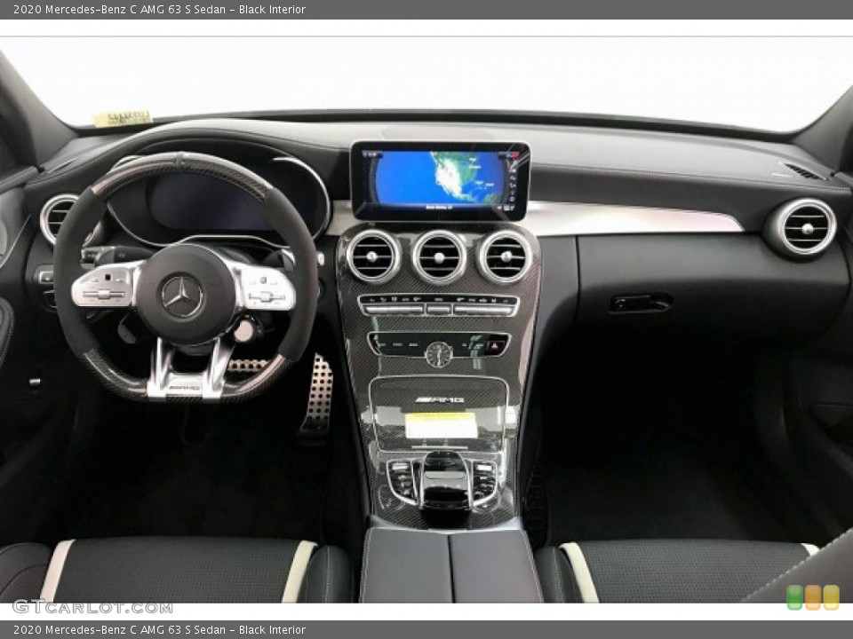 Black Interior Dashboard for the 2020 Mercedes-Benz C AMG 63 S Sedan #136393914