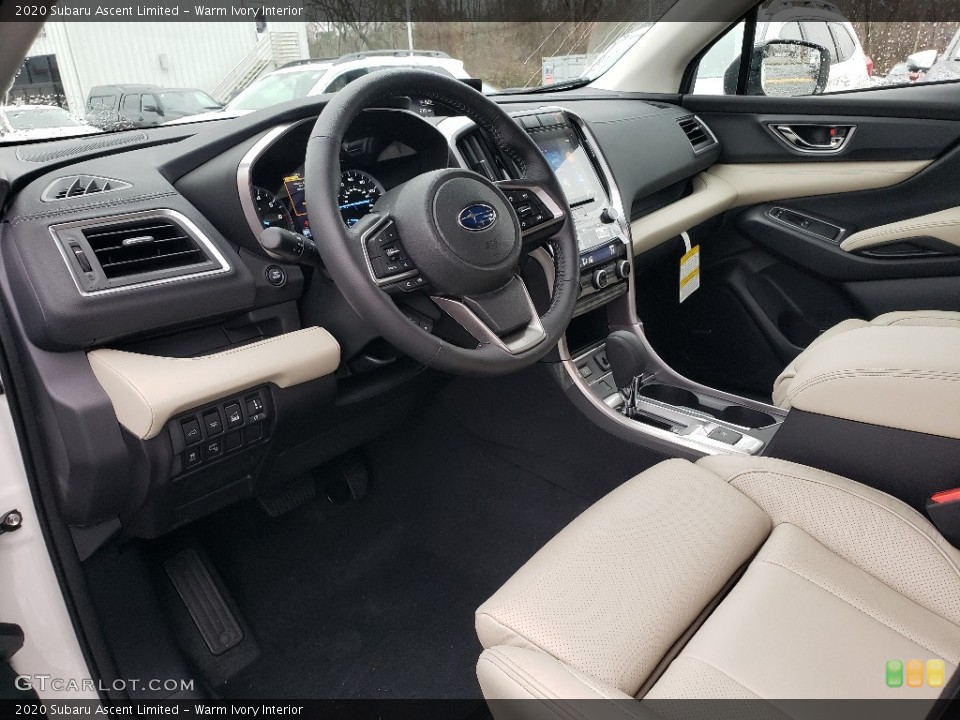 Warm Ivory Interior Photo for the 2020 Subaru Ascent Limited #136394100