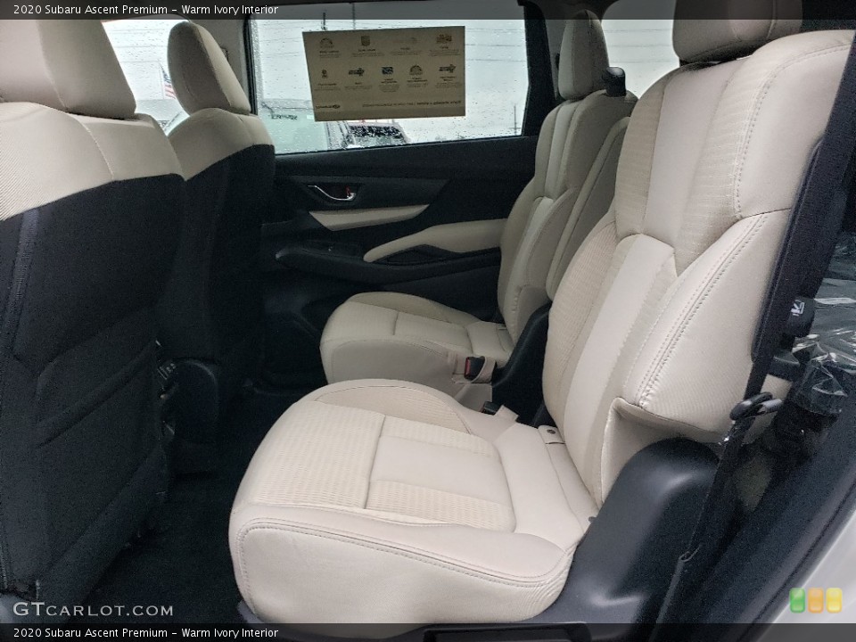 Warm Ivory Interior Rear Seat for the 2020 Subaru Ascent Premium #136394730
