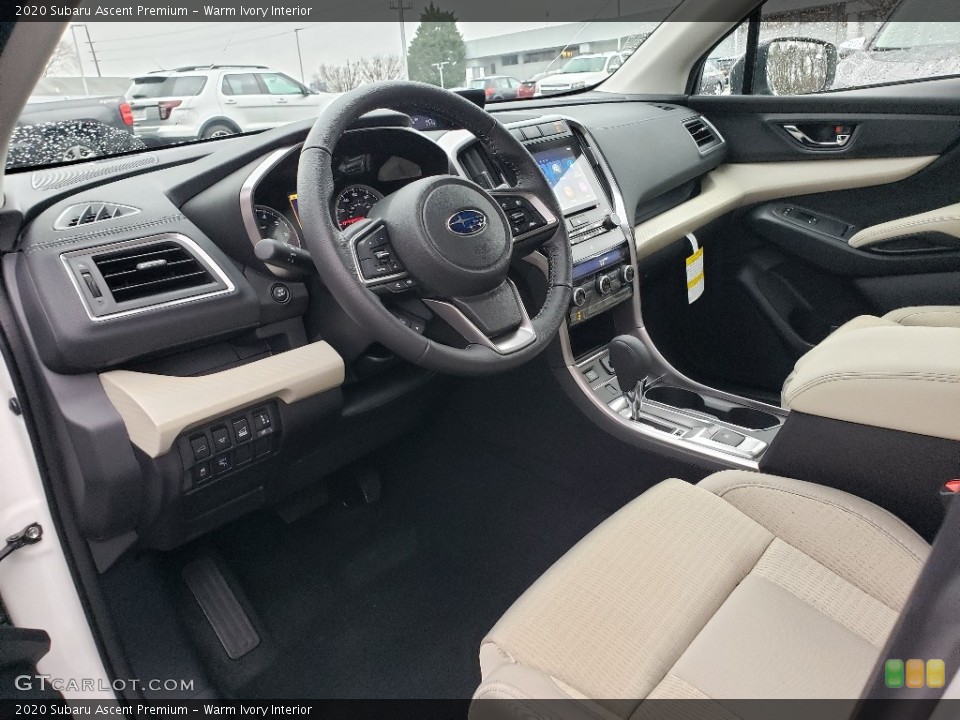 Warm Ivory Interior Photo for the 2020 Subaru Ascent Premium #136394769
