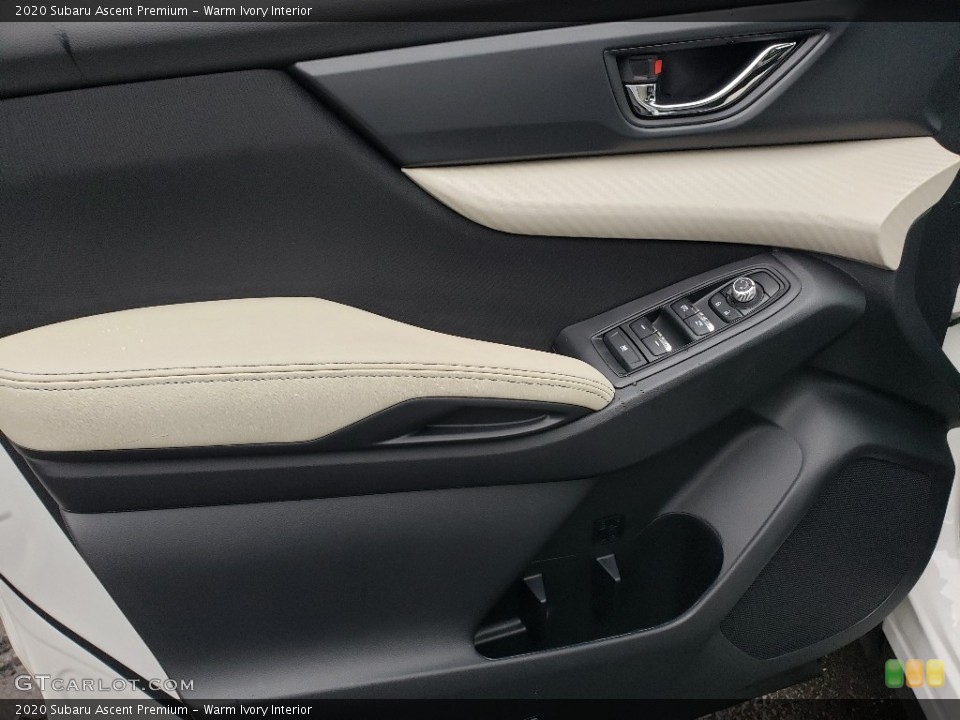 Warm Ivory Interior Door Panel for the 2020 Subaru Ascent Premium #136394802