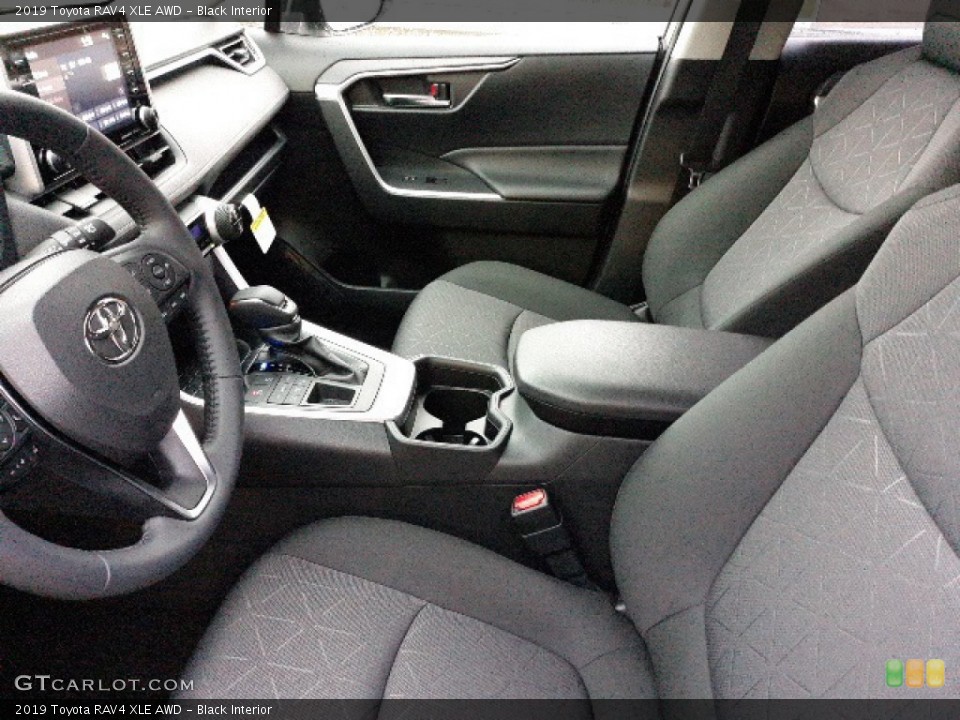 Black Interior Front Seat for the 2019 Toyota RAV4 XLE AWD #136400550