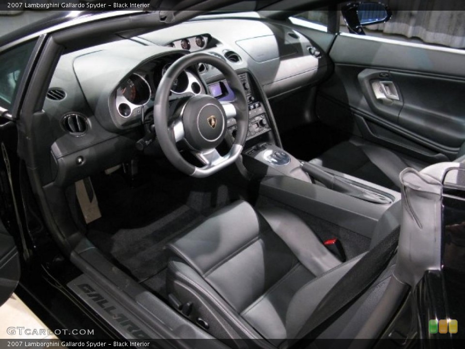 Black Interior Dashboard for the 2007 Lamborghini Gallardo Spyder #13640267